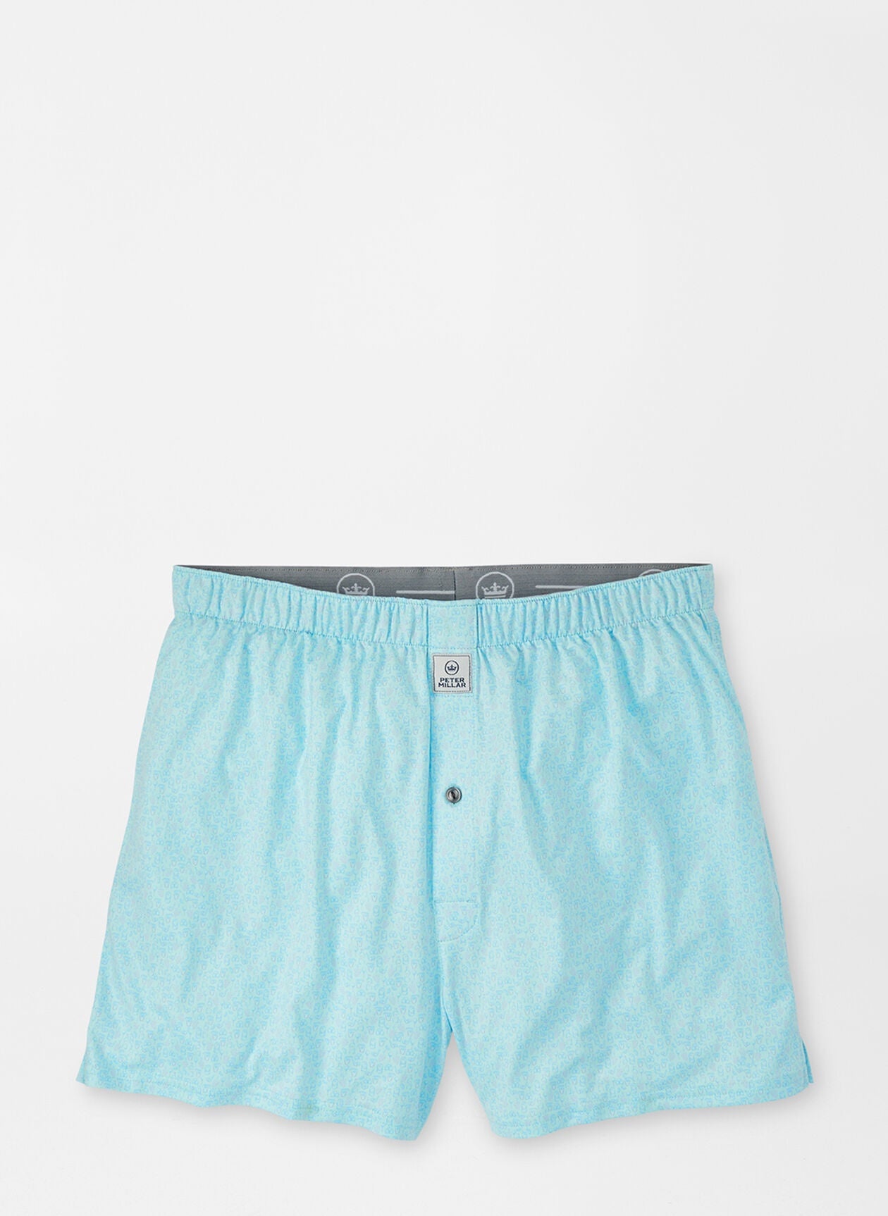 Peter Millar Dazed And Transfused Performance Boxer Short in Celeste