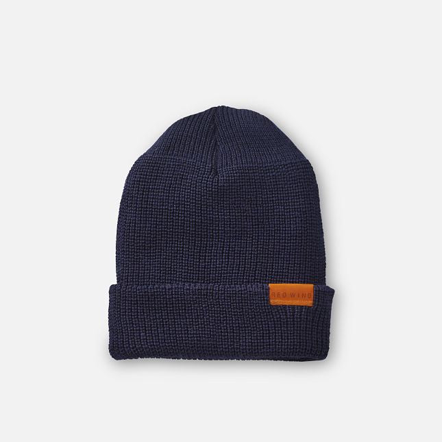 Red Wing Merino Wool Knit Beanie in Navy