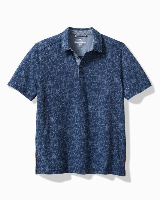 Tommy Bahama Sippin Soiree Polo in Indigo