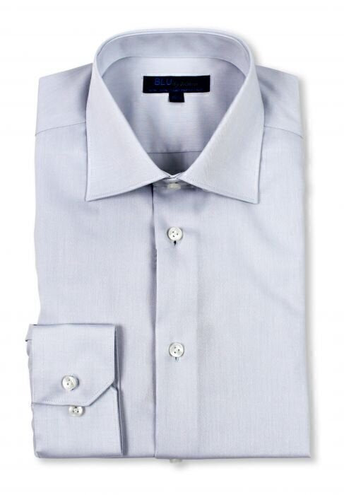 BLU Miami Slim Fit Non-Iron Dress Shirt in Grey 17 / L BLU Miami Slim Fit Non-Iron Dress Shirt in Grey 17 / L