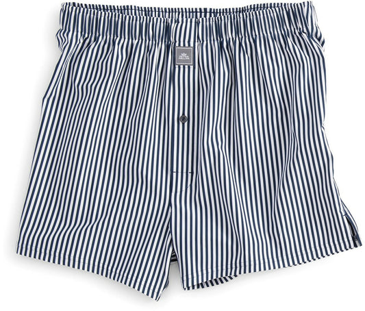 Peter Millar Competition Stripe Jersey Boxer in Midnight