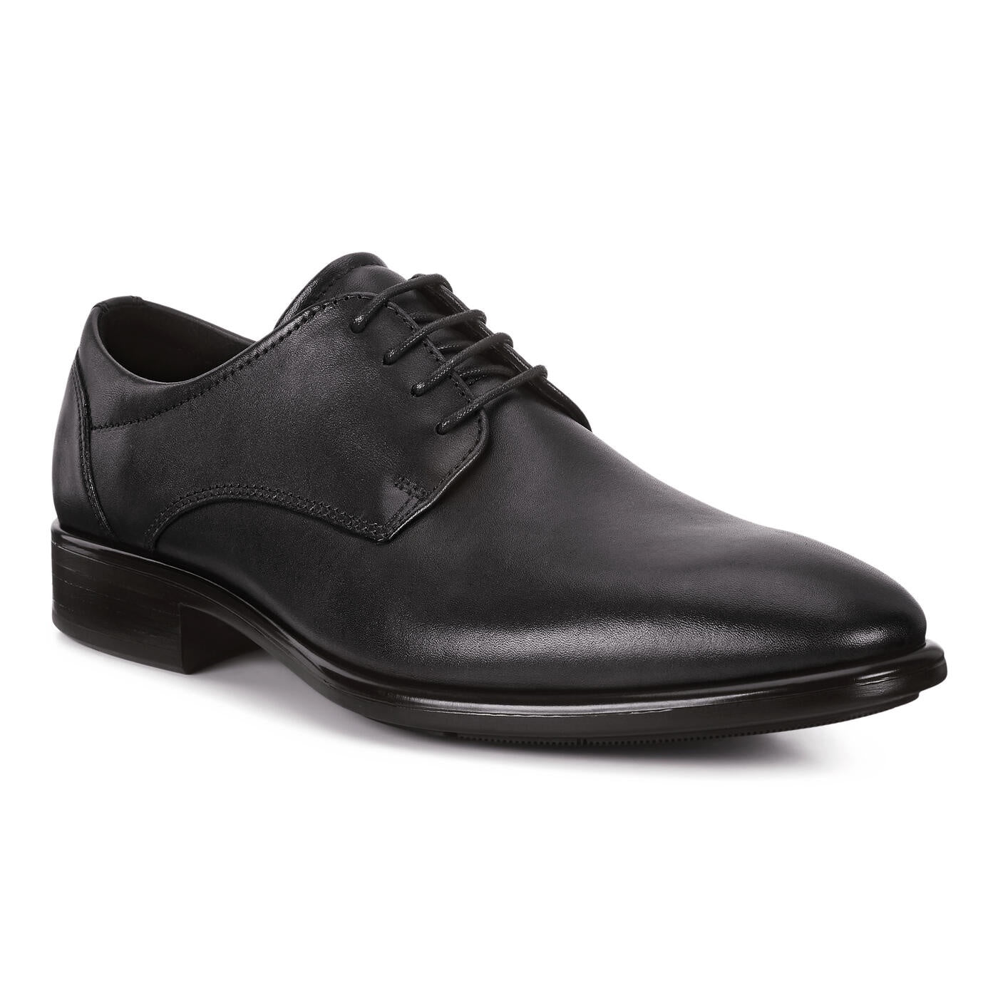ECCO Citytray Traditional Derby Shoe in Black