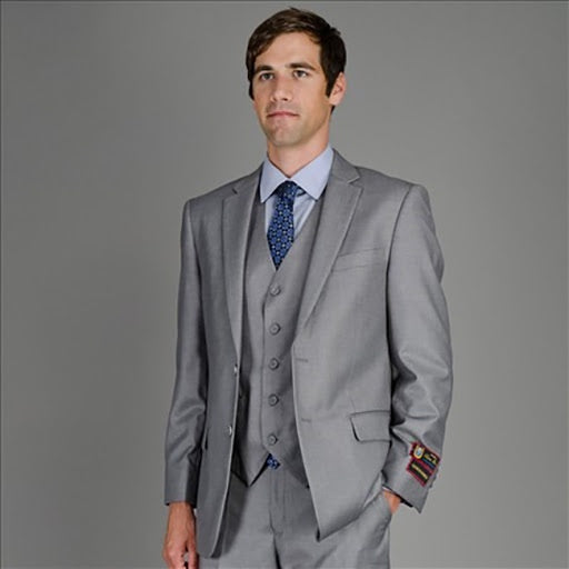 Giorgio Fiorelli Regular Fit Wedding Suit in Grey