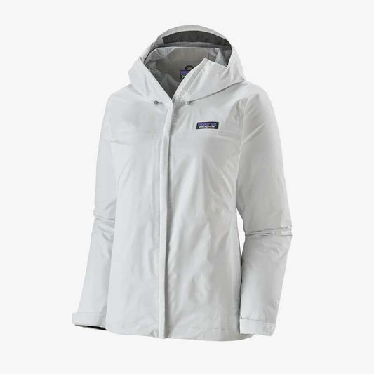 Womens Patagonia Torrentshell 3L Jacket in Birch White