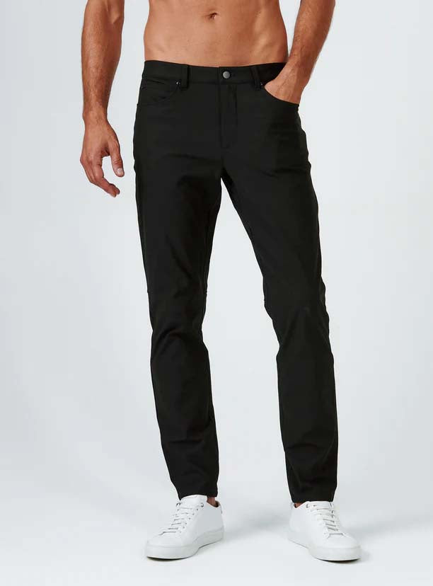 7 Diamonds Infinity 7-Pocket Pants in Black
