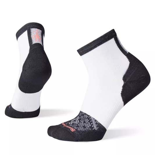 Women's Smartwool Cycle Zero Cushion Ankle Socks in Black