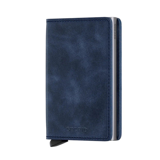 Secrid Vintage Slim Wallet in Blue