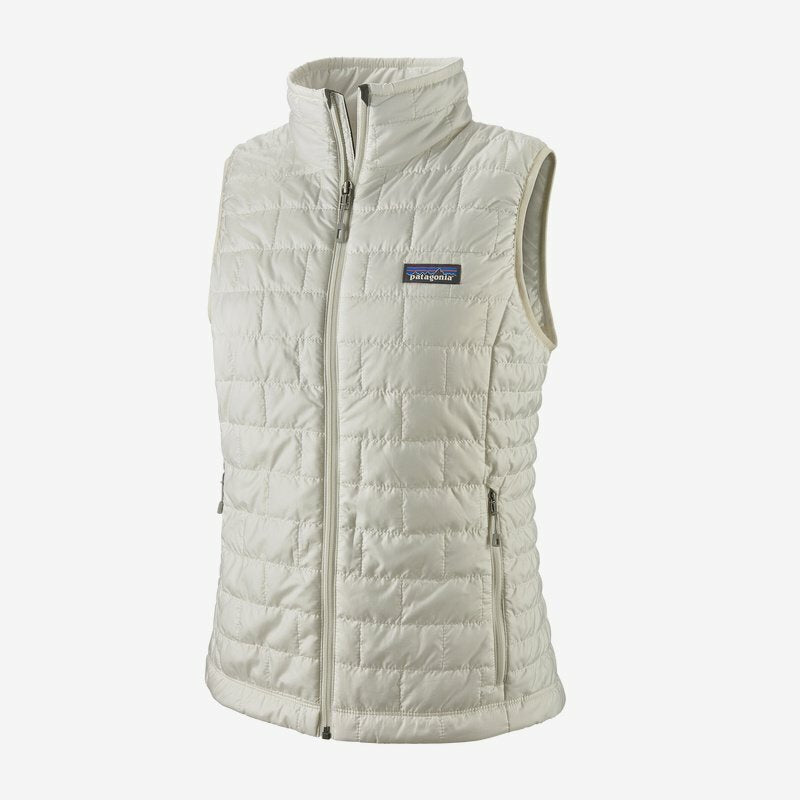 Womens Patagonia Nano Puff Vest in Birch White