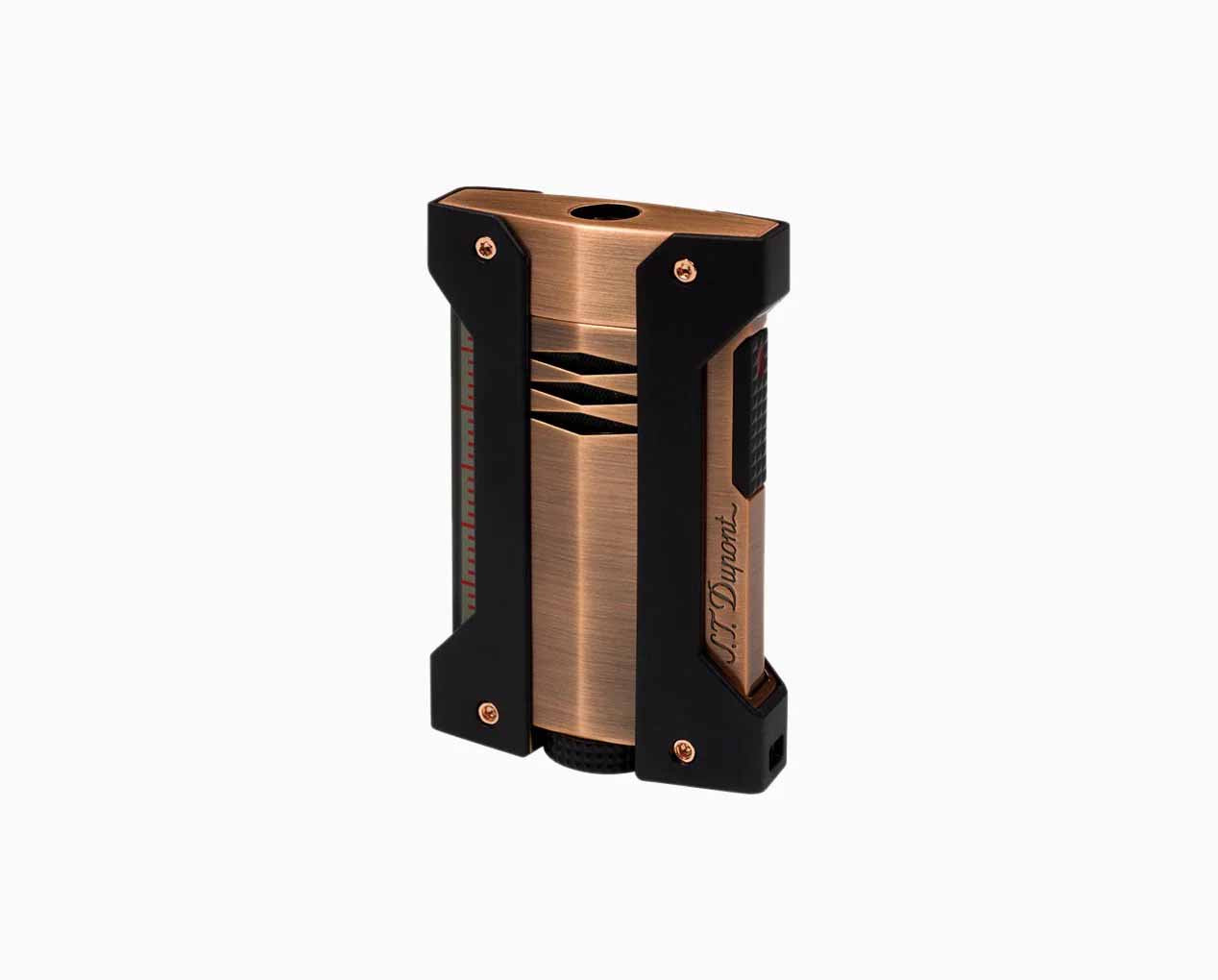 S T Dupont Defi Extreme Vintage Lighter in Brushed Copper
