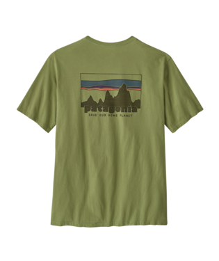 Patagonia Mens '73 Skyline Organic T-Shirt in Buckhorn Green