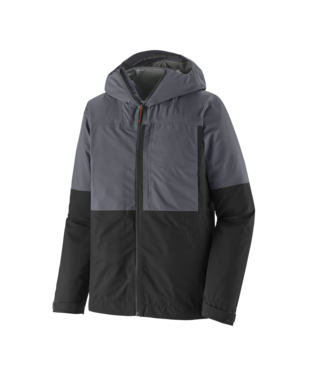 Patagonia Mens Boulder Fork Rain Jacket in Forge Grey Hornor Harrison