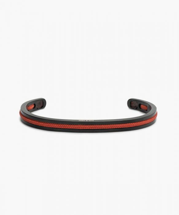 Pig & Hen Navarch 6 Bracelet in Coral Red/Black