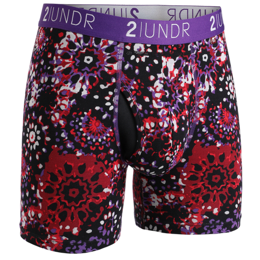 2 UNDR Swing Shift 6" Boxer Brief in Fireworks