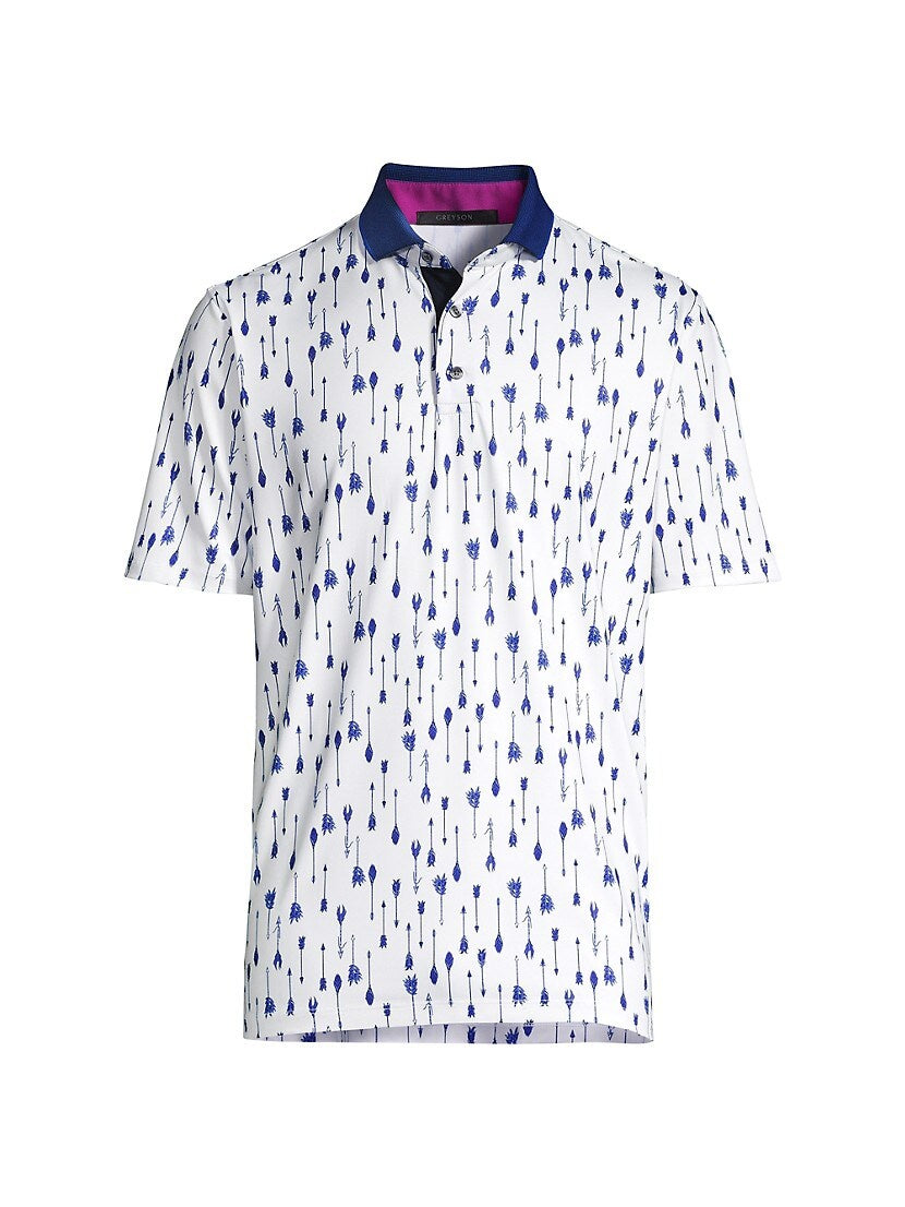 Greyson Free Fly Arrows Polo in Arctic