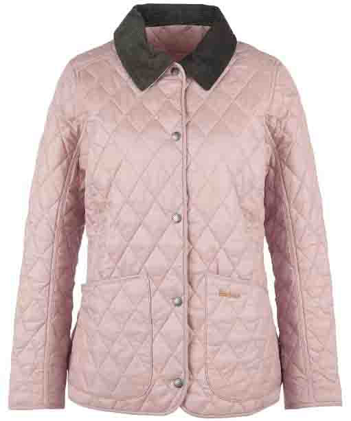 Womens Barbour Annandale Quilted Jacket in Gardenia