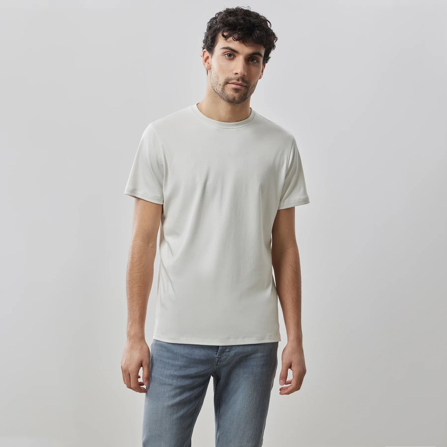 Robert Barakett Georgia Tee in Ivory