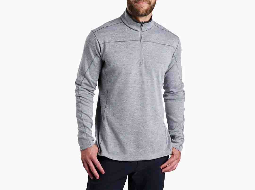 Kuhk Ryzer Quarter Zip in Limestone