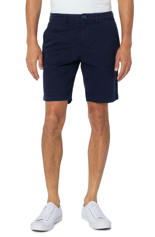 Liverpool Mens Modern Fit Twill Short in Ink