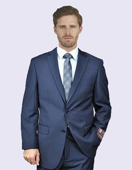 Giorgio Fiorelli Euro Slim Fit Wedding Suit in Navy