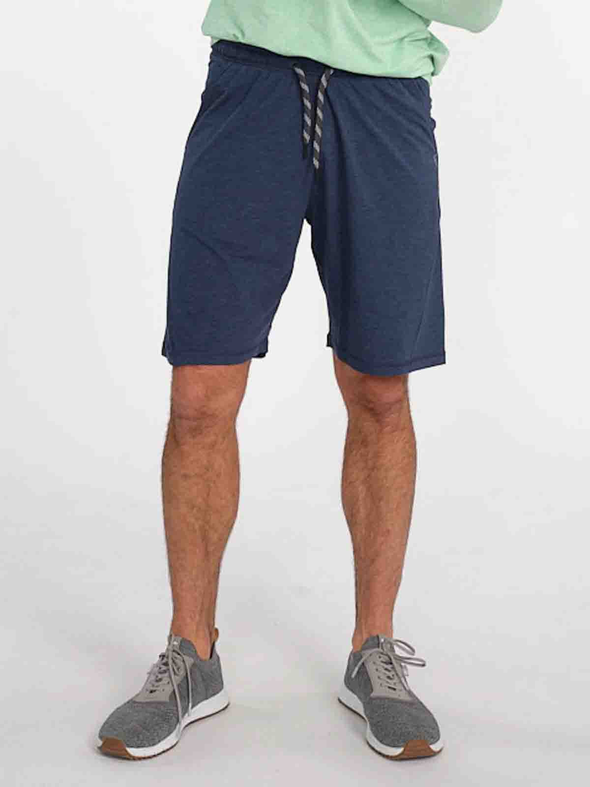 TASC Mens Carrollton Classic Short in Classic Navy Heather