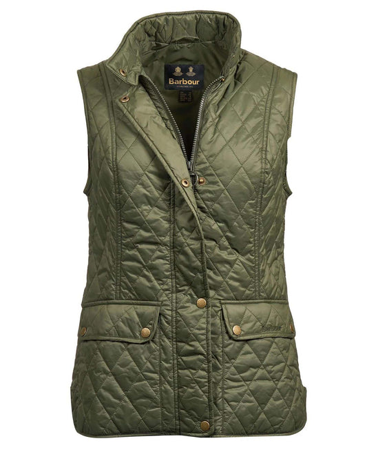Womens Barbour Otterburn Gilet in Olive