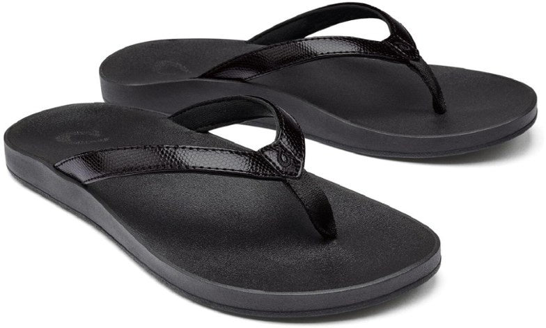 Womens Olukai Ohana Beach Sandals in Pacifica/Black – Hornor & Harrison
