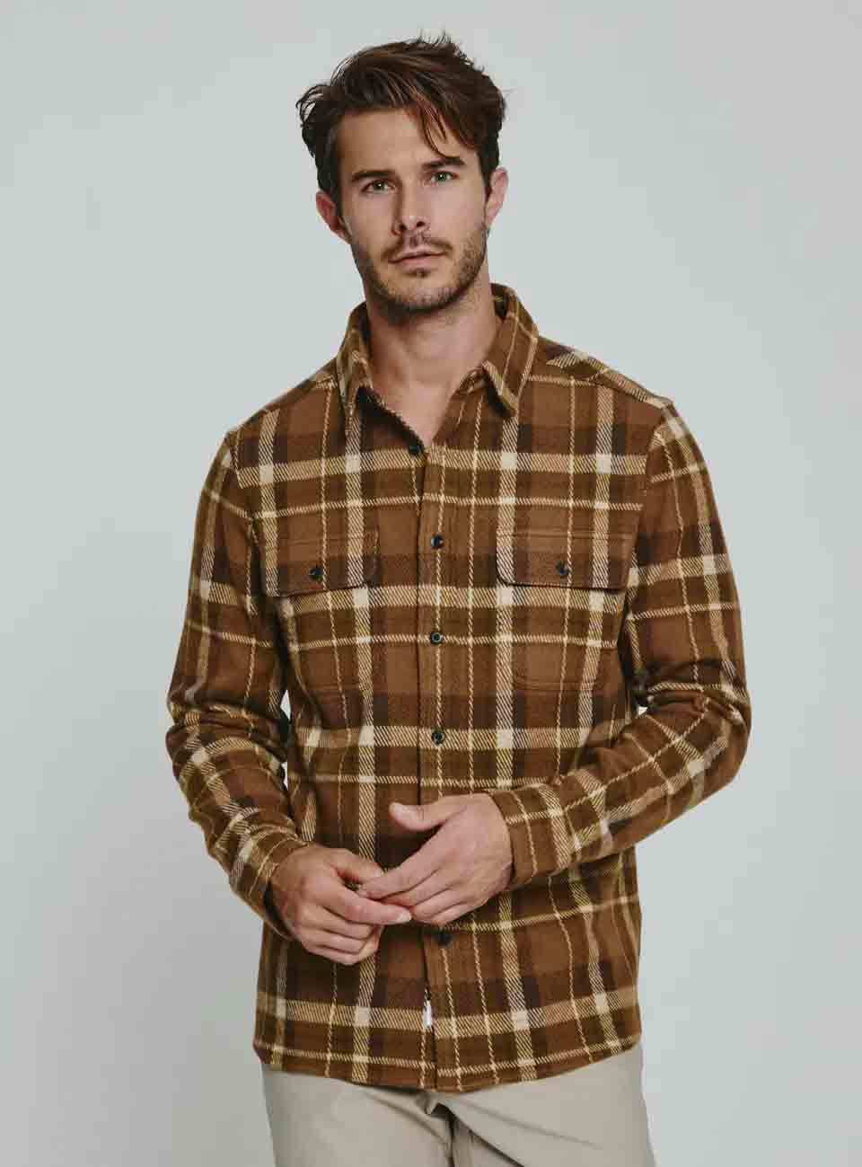 Men's 7DIAMONDS Generation 4-Way Stretch Flannel