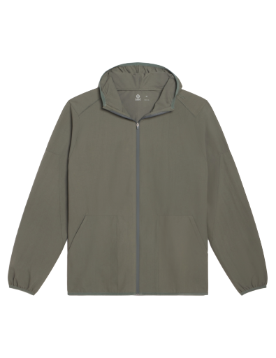 TASC Mens Hooded Windbreaker in Shale