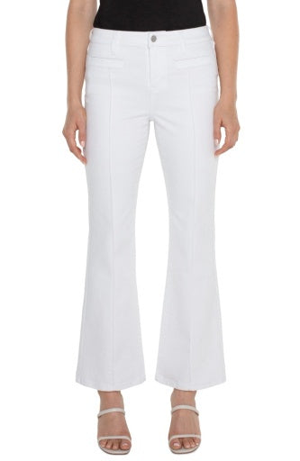 Womens Liverpool Lucy Bootcut Jeans in Bright White