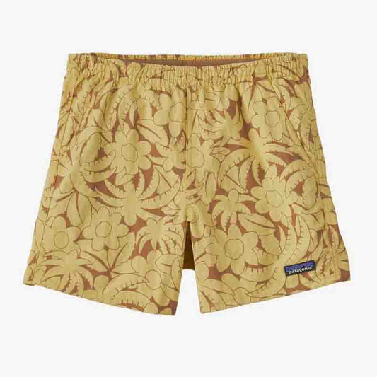 Womens Patagonia Baggies Shorts with 5 inch Inseam in Abundance: Surfboard Yellow