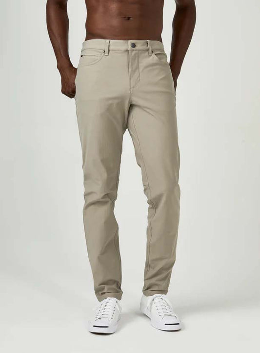 7 Diamonds Infinity 7-Pocket Pants in Taupe