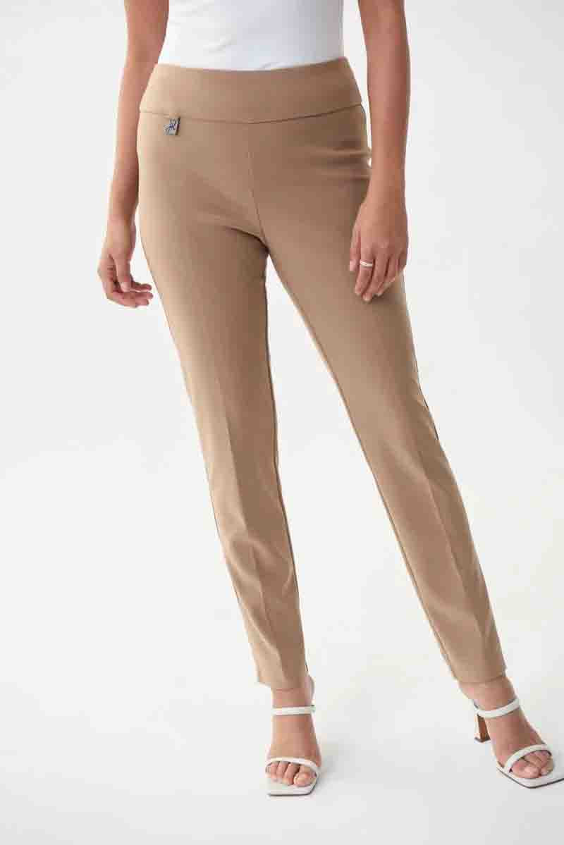 Womens Joseph Ribkoff High Waisted Dress Pant in Tigers Eye
