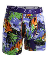 2 UNDR Swing Shift 6" Boxer Brief in Tigres