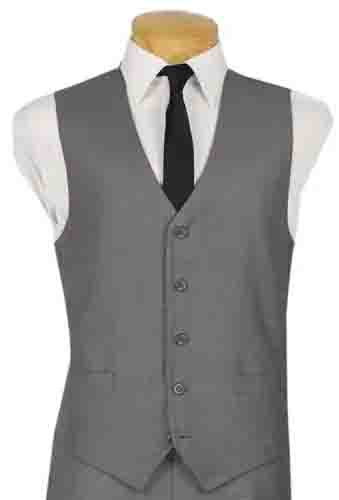 Giorgio Fiorelli 5-Button Vest in Grey