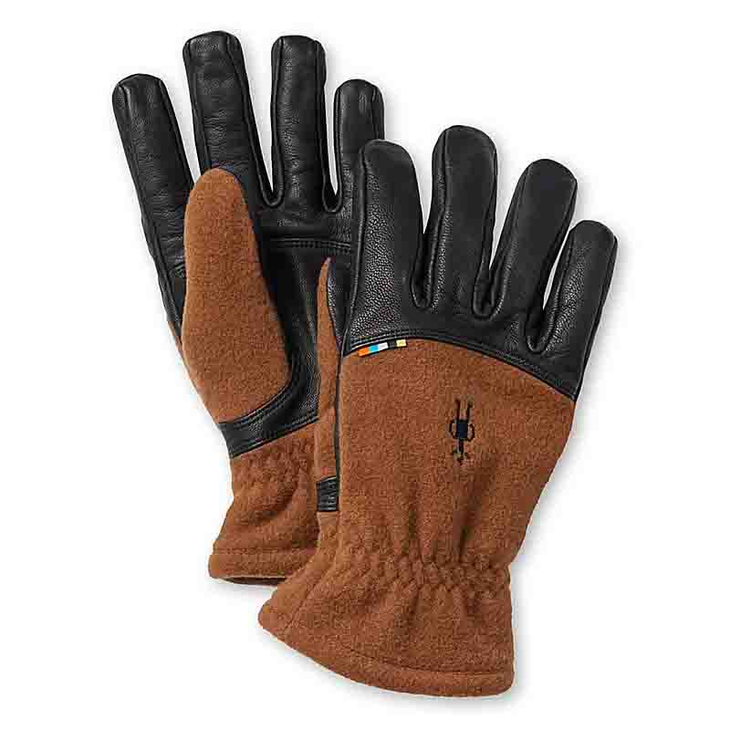 Smartwool Mens Stagecoach Glove in Whiskey