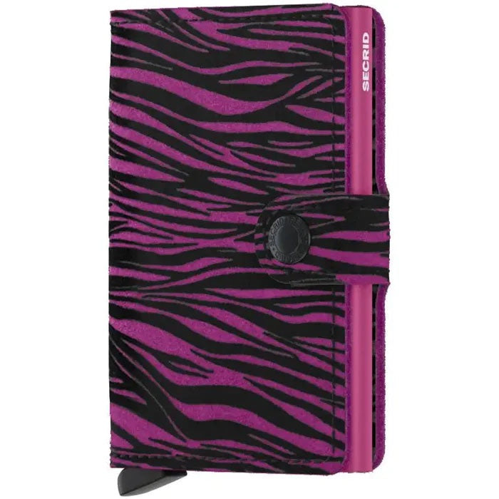 Secrid Miniwallet in Fuchsia Zebra