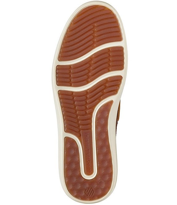 Johnston & Murphy McGuffey 2 Boat Shoe in Tan Full Grain