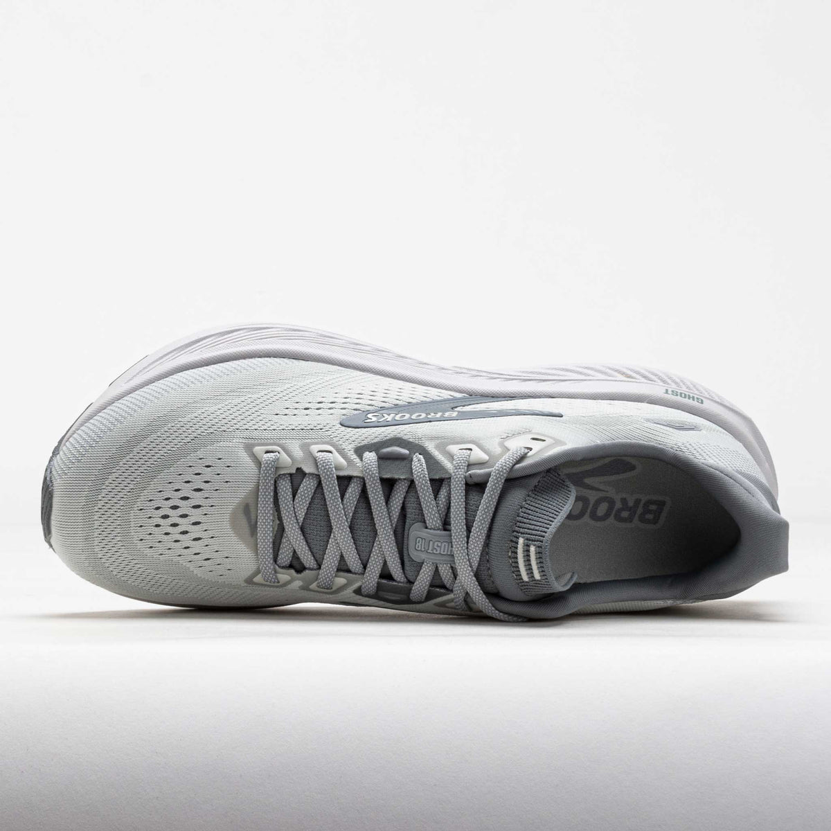 Brooks Mens Ghost 18 Running Shoe in Primer Grey/Oyster Mushroom