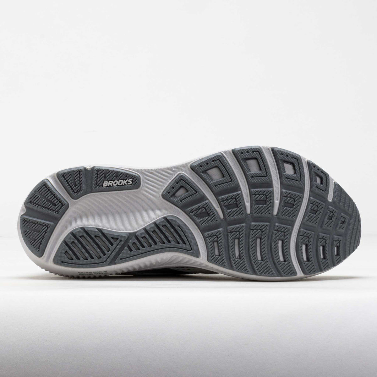 Brooks Mens Ghost 18 Running Shoe in Primer Grey/Oyster Mushroom