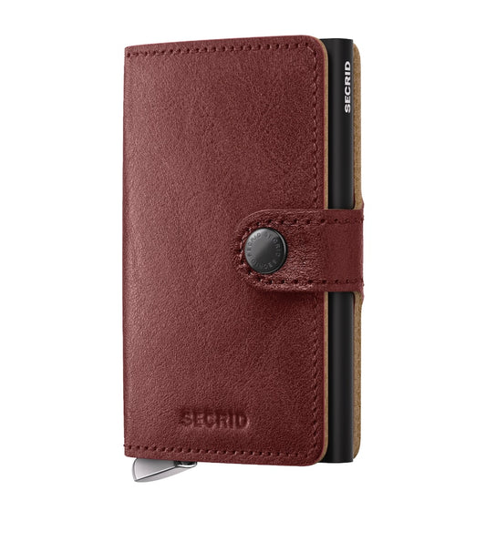 Secrid Premium Mini Wallet in Basco Whiskey