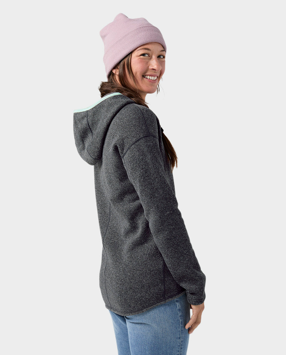 Womens Stio Sweetwater Fleece Hoodie in Abyss