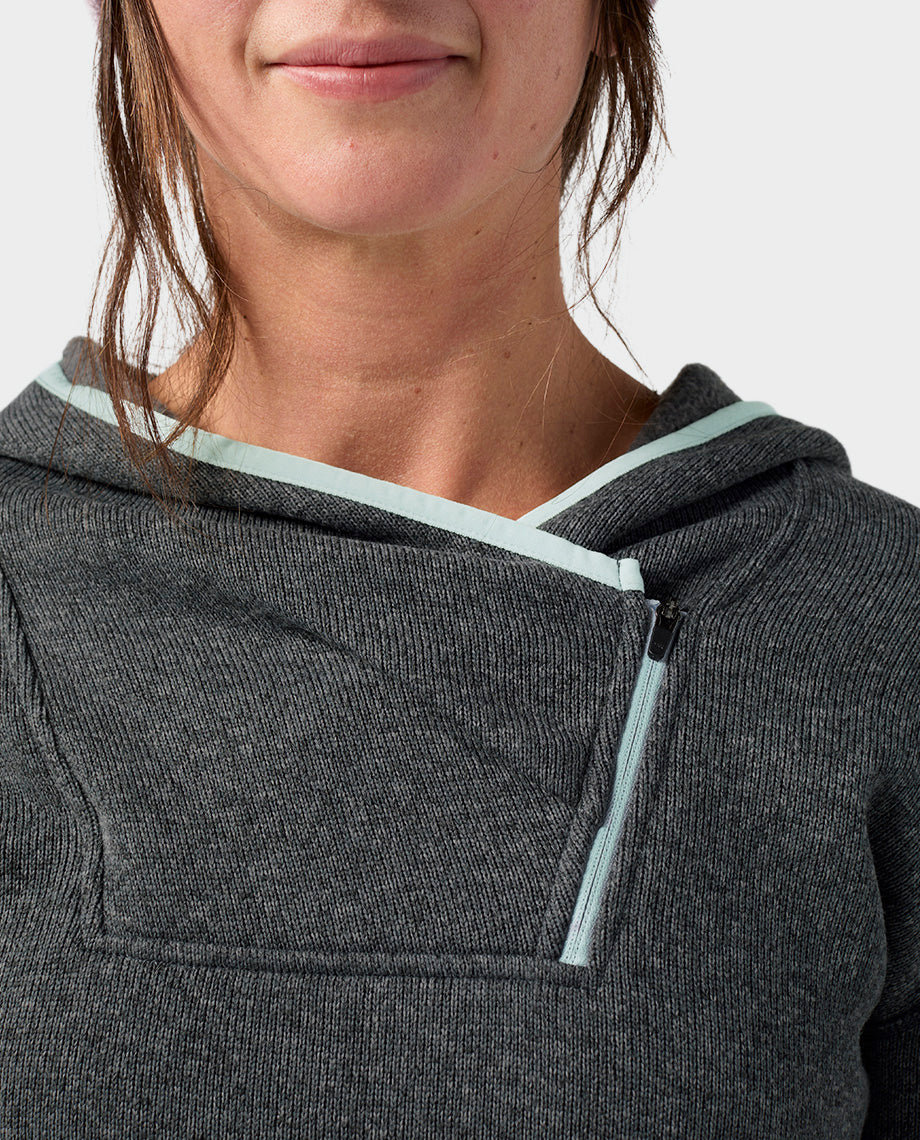 Womens Stio Sweetwater Fleece Hoodie in Abyss