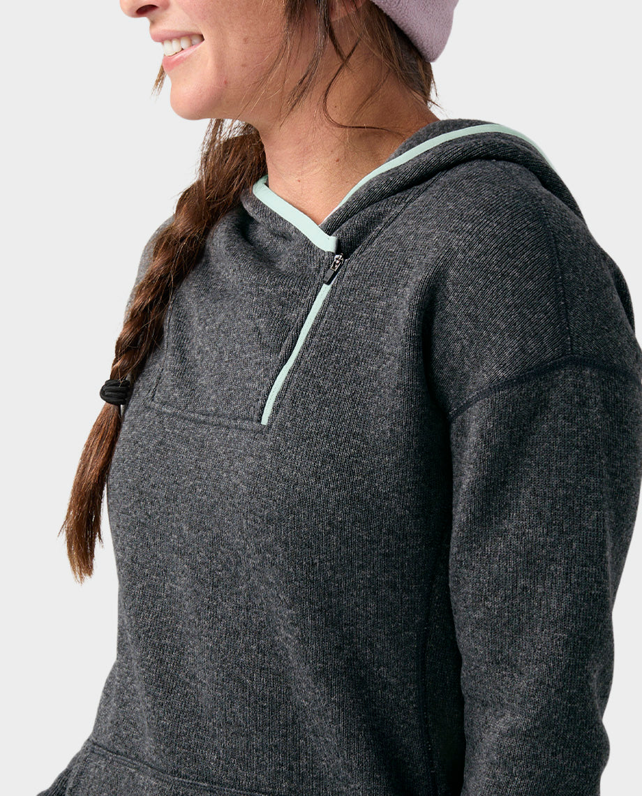 Womens Stio Sweetwater Fleece Hoodie in Abyss