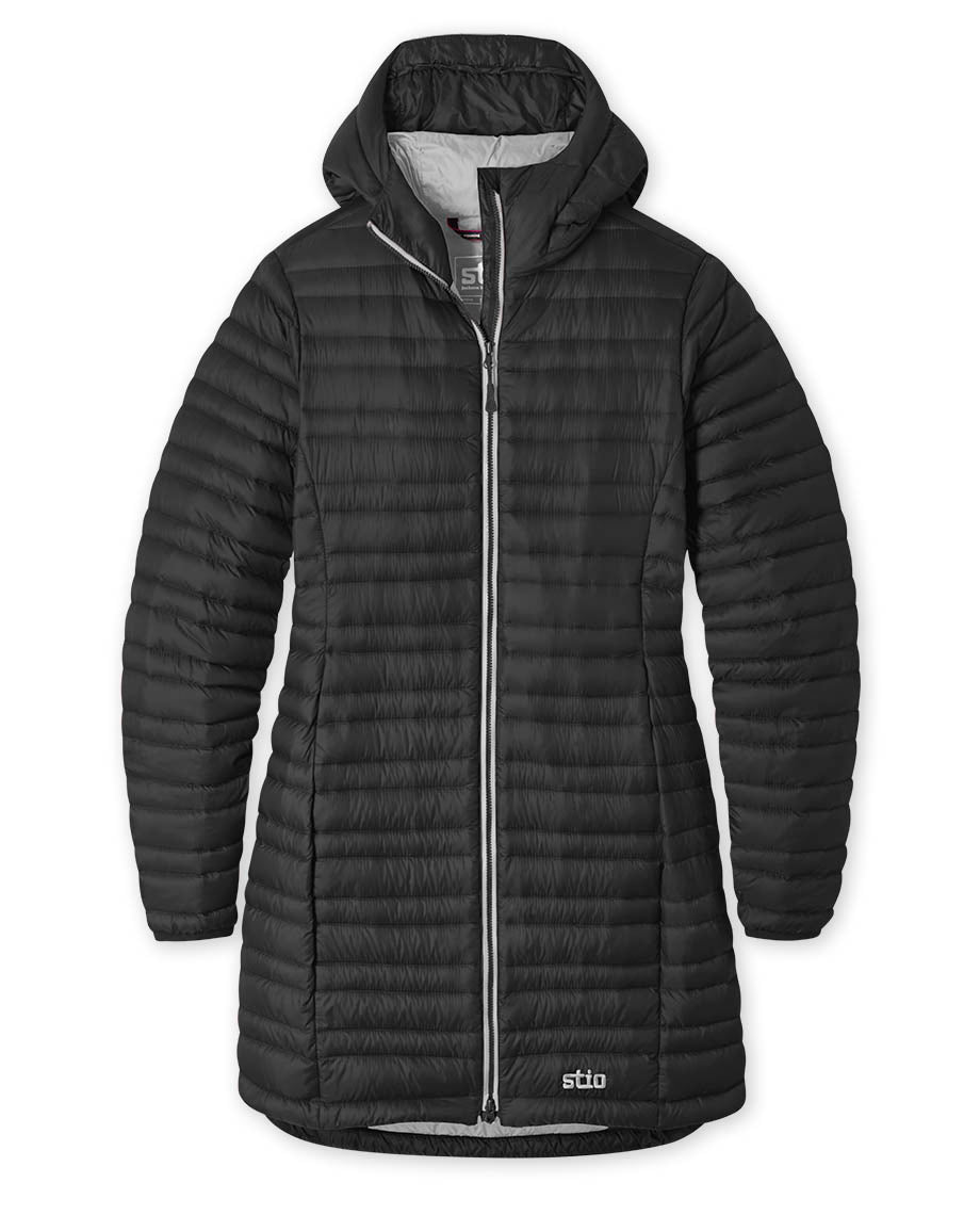 Womens Stio Pinion Down Parka in Abyss