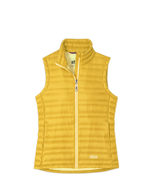 Womens Stio Pinion Down Vest in Sun Valley