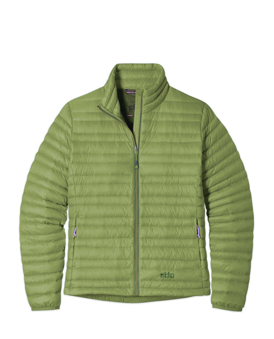 Womens Stio Pinion Down Jacket in Terrain