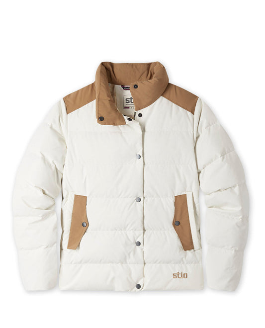 Womens Stio Turnbolt Down Jacket in Mountain Goat