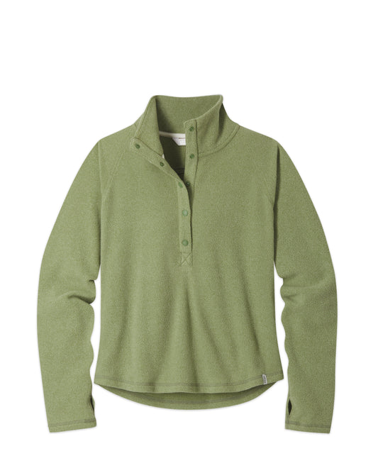 Womens Stio Turpin Fleece Snap Pullover in Terrain