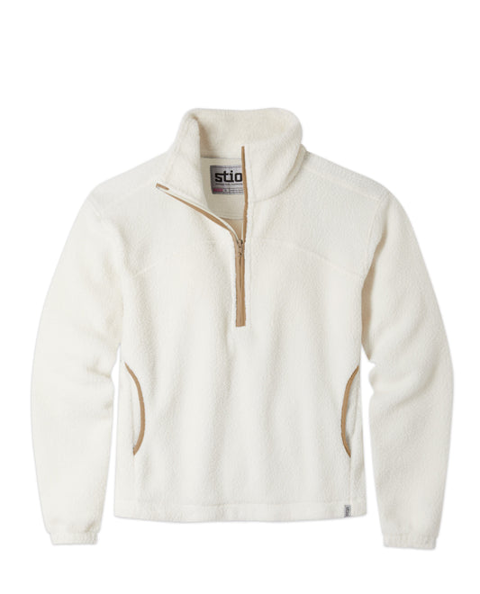 Womens Stio Rawlins Fleece Pullover in Mountain Goat Trailhead