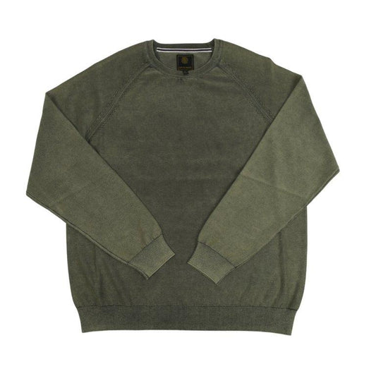 F/X Fusion Sandwashed Raglan Crew in Olive